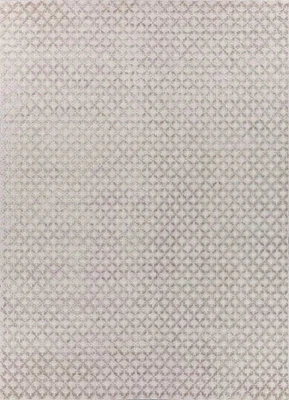 Modern Hand Loom Viscose Rug Color Silver Ash Handmade Area Design Carpet Rug - Image 1 of 4