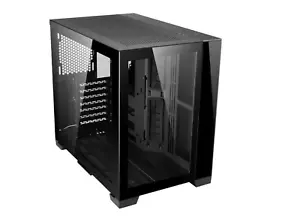 LIAN LI O11 DYNAMIC MINI Black Aluminum Steel Tempered Glass ATX Mid Tower - Picture 1 of 3