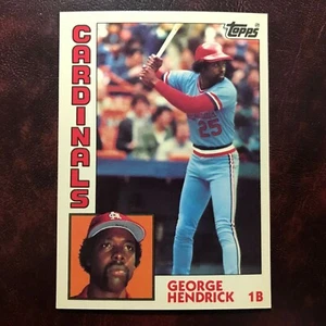 1984 Topps TIFFANY Set GEORGE HENDRICK #540 CARDINALS ** MINT ** HIGH GRADE ** - Picture 1 of 2