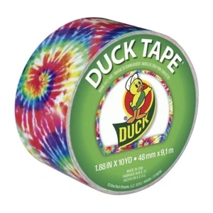 Duck Brand Tie-dye Printed Duck Tape roll  1.88" x 10 yd  DISCONTINUED RARE NEW - Picture 1 of 5