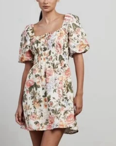 Faithfull The Brand | Nikoleta Mini Dress in Teatro Floral Print - Size 10 - Picture 1 of 7