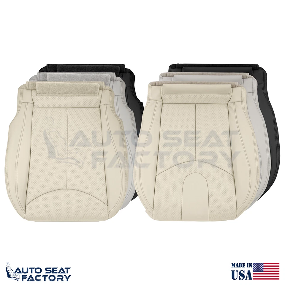 2009 - 2013 Fits Infiniti G37 CONVERTIBLE Perf. Front Bottom Vinyl Seat Covers - Image 1 of 1