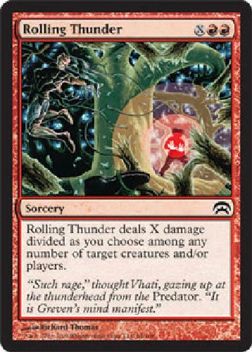 ROLLING THUNDER X4 4 4X Planechase MTG Magic the Gathering Cards DJMagic - Image 1 of 1