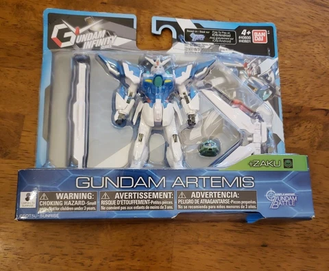 Bandai Gundam Infinity Series Gundam Artemis 4.5-inch Action Figure Set NIP Cover