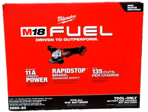 Milwaukee M18 COMBUSTIBLE 4 1/2"/5" 18V Amoladora Angular Inalámbrica, Sin Bloqueo - (2880-20) - Imagen 1 de 4