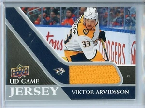 2020-21 Upper Deck Game Jerseys #GJVA Viktor Arvidsson Predators - Picture 1 of 3