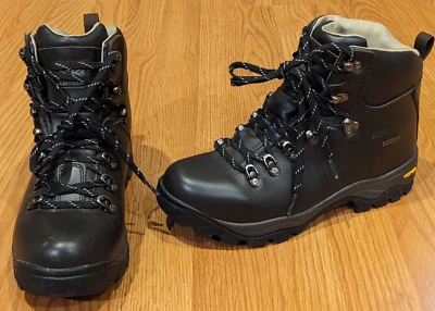 Men's Karrimor Orkney 5 Weatherlite Brown Leather Boots Trail Winter Hiking - 8 - Image 1 of 4