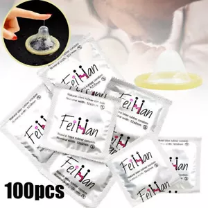 Paquete a granel de 100 preservativos de látex ultrafinos placer extendido tiempo extra retraso sexual - Imagen 1 de 11
