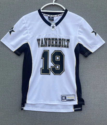 Vanderbilt Commodores Youth Jersey Medium White Football College NCAA Colosseum Cover