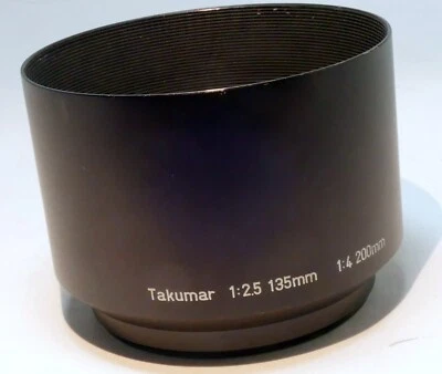 Pentax 58mm Lens Hood Shade Metal for Asahi Takumar M42 135mm f2.5 Threaded - Image 1 of 4