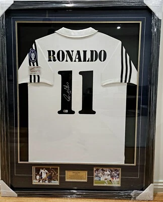 Ronaldo Nazario Signed Real Madrid Jersey with Beckett COA - image 1 of 4