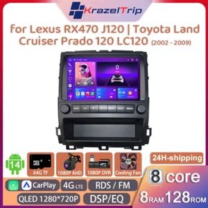 Car Stereo for Lexus RX470 J120 | Toyota Land Cruiser Prado 120 LC120 2002-2009 - Picture 1 of 23