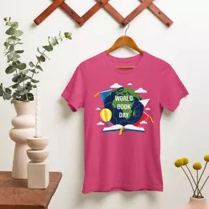 World Book Day T-Shirt for Kids Teachers Students and book Lovers Perfect Gift - Picture 1 of 23