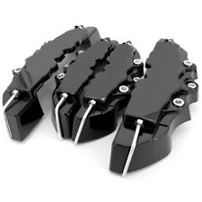4x Black 3D Style Front&Rear Car Disc Brake Caliper Covers Parts Accessories