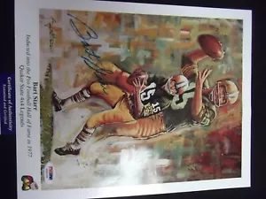 Bart Starr Quaker State 4x4 Legends Autografiado 8x10 Certificado de PSA/ADN - Imagen 1 de 6