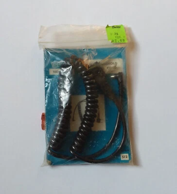 Prinz No.320-12 PC/AC flash sync cord 3' coiled NOS locking - Image 1 of 3