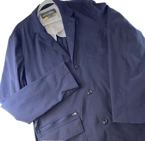 Eddie Bauer Travex Jacke Herren 46 T Blau Hochzeit Voyager Sport Blazer Maritim - Bild 1 von 24