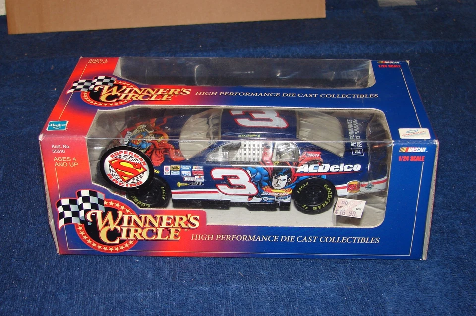 DALE EARNHARDT JR. 1999 WINNER'S CIRCLE NASCAR 1:24 AC DELCO SUPERMAN (VN33) - Image 1 of 1