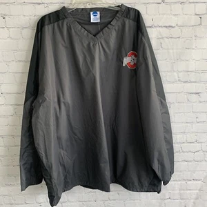 Ohio State Buckeyes NCAA Pullover Jacket Size 2XL Gray - Picture 1 of 10