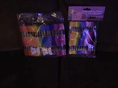 Many Colors of Embroidery Floss, Iris super sheen cotton, use for crafts fun - Image 1 of 4