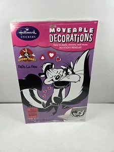 Hallmark Looney Tunes Pepe Le Pew Moveable Decorations Reuse Restick Valentines - Picture 1 of 2