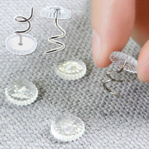 20x Anti-slip Twisting Nail Bed Sofa Sheet Cloth Fixing Holder Spiral Screw Pins
