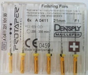 Dental Dentsply Giratorio Protaper Universal Motor Niti Archivos 21MM F1 - Picture 1 of 1