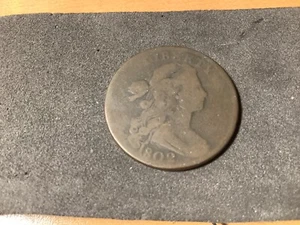1802 DRAPED BUST LARGE CENT - Picture 1 of 2
