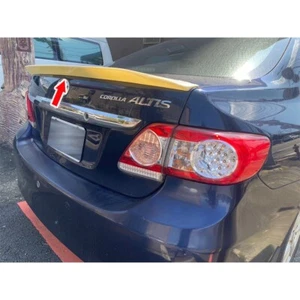 Painted Fit For Toyota Corolla Altis 10th E140 D Type Trunk Spoiler Wing 08-13 - Picture 1 of 13