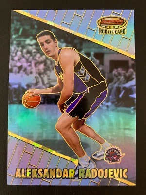 1999-00 Bowman's Best Atomic Refractor Rookie RC 112 Aleksandar Radojevic ed/100 - Image 1 of 2