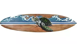 Schildkröte Deko Surfboard 100cm m Meeresschildkröte Turtle Motiv Surfbrett Meer - Bild 1 von 4