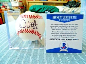 Orlando Hudson firmato ufficiale MLB Baseball San Diego Padres Beckett B68046 - Foto 1 di 7
