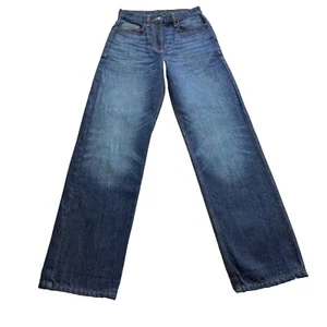 Collusion Mens Jeans Size 26L Blue Wide Leg Baggy Skater Waist 26 Leg 34 Inch - Picture 1 of 12