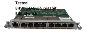 Tested Cisco EHWIC-D-8ESG Gigabit EtherSwitch EHWIC Switch - 8 Ports 1 Gbps - Picture 1 of 1