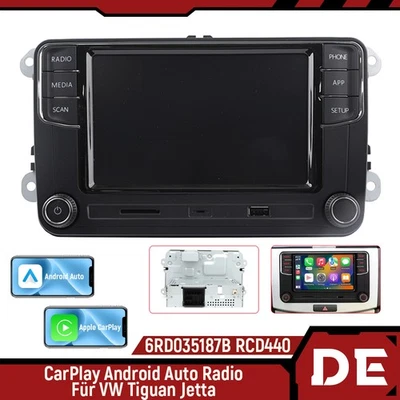 NONAME 6.5" RCD440 PRO Carplay Android Auto Radio RCD330 Für VW Tiguan Sharan CC - Bild 1 von 4