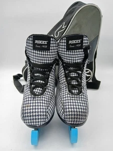 Roces Women's Figure Skates Houndstooth Pattern UK 3.5 EU 37 - Picture 1 of 7