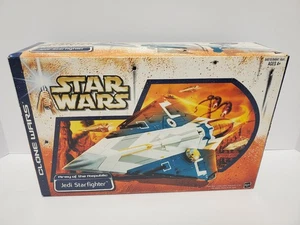 STAR WARS CLONE WARS EJÉRCITO DE LA REPÚBLICA JEDI STARFIGHTER NUEVO SELLADO - Imagen 1 de 3