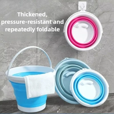 10L Foot Soaking Bucket Space Saving Collapsible Wash Basin  Songkran Festival - Bild 1 von 4