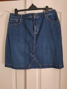 WhiteStuff Denim Skirt Size 18 - Picture 1 of 3