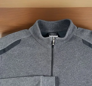 Nike Dri-Fit 1/4 Reißverschluss Fairway Golf Pullover Herren L Strick/Netz gefüttert atmungsaktiv EUC - Bild 1 von 10