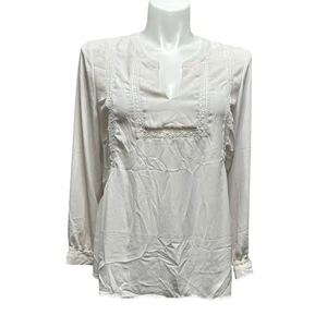 Loft Damen Large Oberteil Rosa Langarm Pullover V-Ausschnitt Shirt - Bild 1 von 5