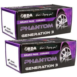 FULL SET RDA CERAMIC BRAKE PADS FOR FORD FALCON FG UTE XT XR6 XR6T XR8 2008 ON - Picture 1 of 6