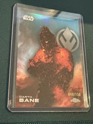 Topps Chrome 25 Darth Bane 40/150 + Random Base - Image 1 of 2