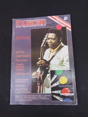 INTERNATIONAL MUSICIAN music magazine BB King December 1978 - Image 1 of 2