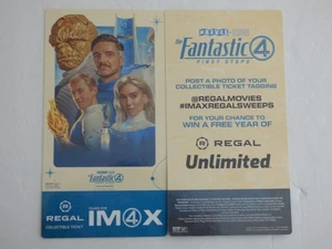 REGAL CINEMAS Die fantastischen 4 ersten Schritte Sammlerstück IMAX Movie Ticket - Bild 1 von 1