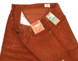 Men's Corduroy Jeans NEW Dockers Straight Fit Orange Tag & measured size 36x29 - Picture 1 of 5