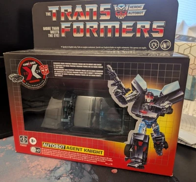 Hasbro Transformers Knight Rider x Transformers Autobot Agent Knight Figure New - Image 1 of 3