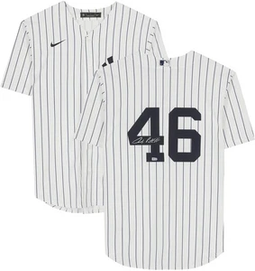 Andy Pettitte New York Yankees Autographed White Nike Replica Jersey - Picture 1 of 5