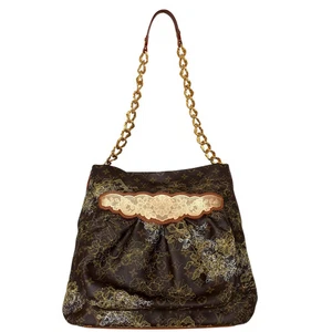 Louis Vuitton Limited Edition Monogram Dentelle Fersen Bag GM M95405 Braun / - Bild 1 von 10