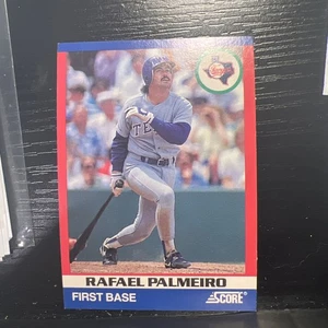 Rafael Palmeiro 1991 Score 100 Superstars Baseball #56 Texas Rangers - Bild 1 von 4